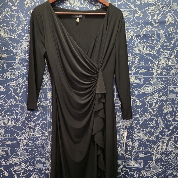 brazzers blue dress Ellopez Maxi Size:US 11.5 | UK 10.5 | 29.5 CM Textured Sleeveless V Neck Vintage Dresses